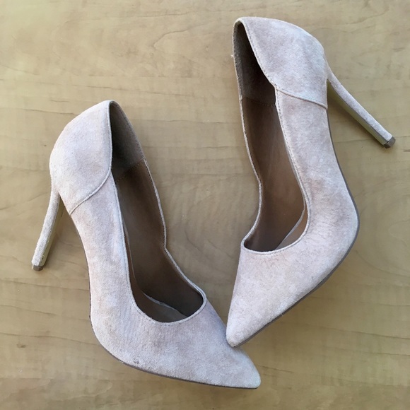 Steve Madden Shoes - Steve Madden Blush Suede Heels